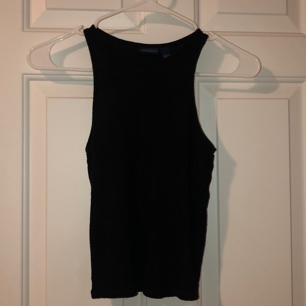 Aeropostale ribbed black tank size: xs